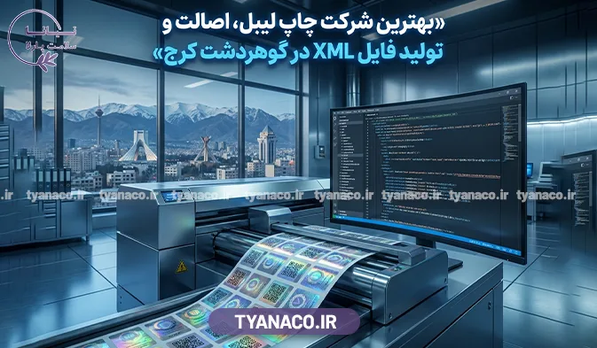 بهترین شرکت چاپ لیبل اصالت کالا و تولید فایل ایکس ام ال (XML) در گوهردشت کرج