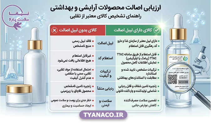 آیا نداشتن لیبل اصالت یعنی لوازم آرایشی تقلبی است؟ بررسی تخصصی
